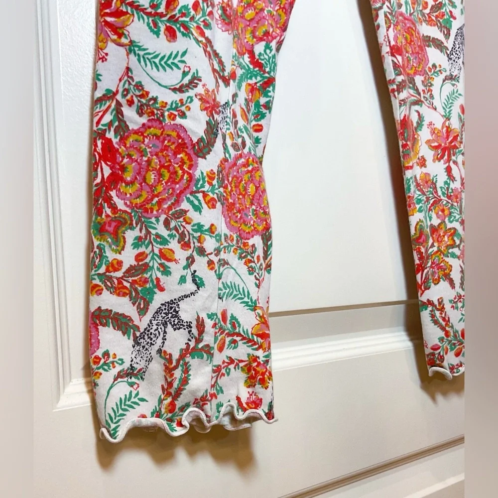 Free People Floral Pajama Lounge Set MEDIUM - Picture 8 of 9